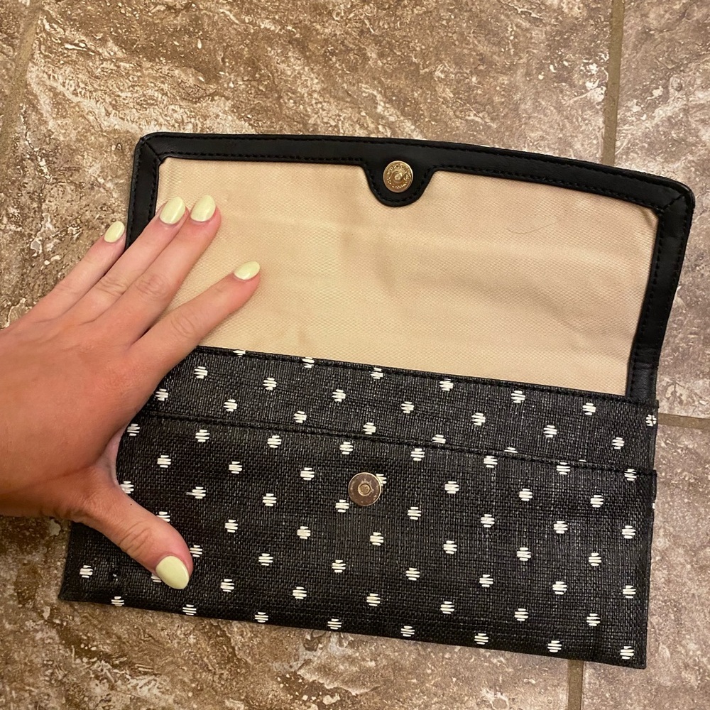 Banana Republic Raffia Woven Clutch